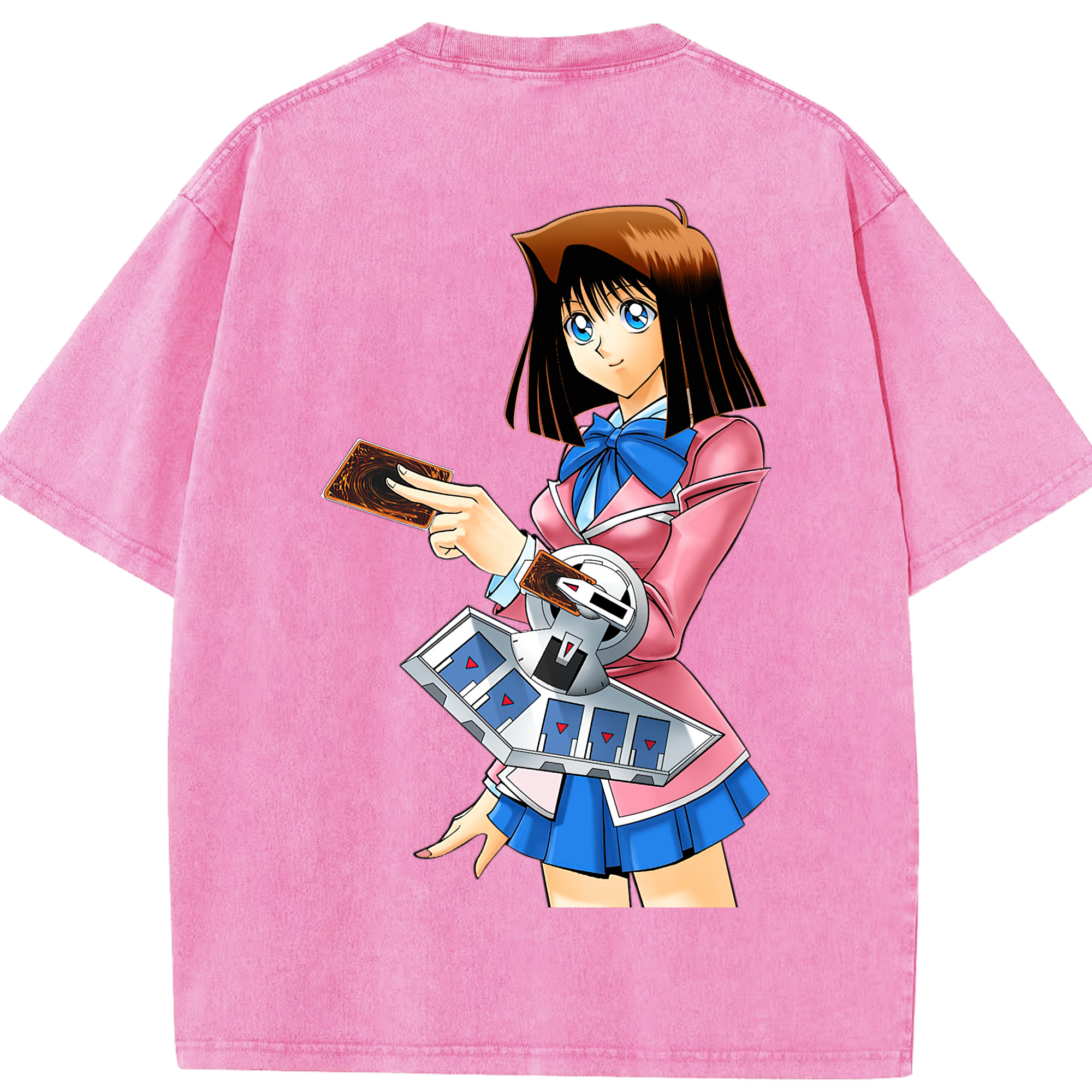 （画像用） 遊☆戯☆王 Yu-Gi-Oh! 綿100% ヴィンテージ風 半袖Tシャツ（背面プリント）